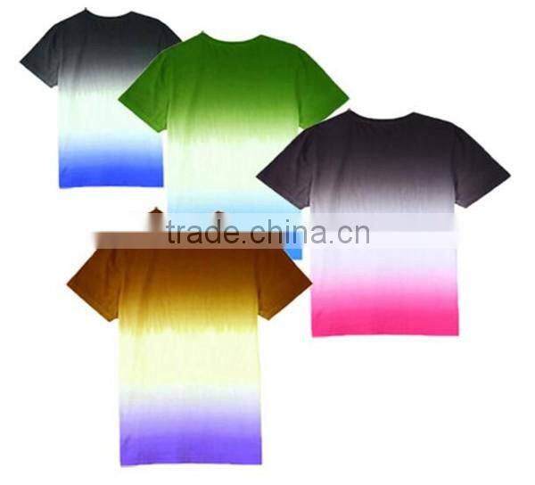 New model mens good quality dip dye t shirt