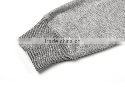 customized design wholesale mens plain comfort warm crewneck pullover fleece CVC80/20 cheaper hoodies/sweatshirt