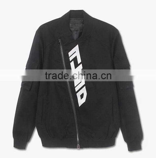2016 autumn/winter basic mens bomber jacket wholesale winderbreaker sports jacket