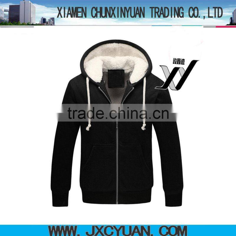 custom clothing for importing zipper up black men wholesale hoodies for winter