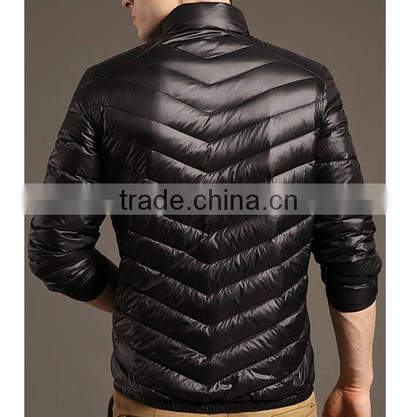 2015 260gsm Hot Sale Light Weight Waterproof Duck Down Jacket