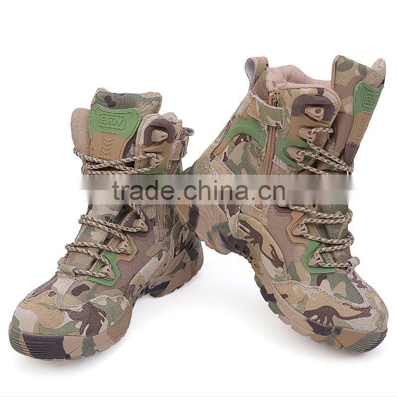 plus size military camouflage tactical boots military desert Combat boots Muliti Camo Outdoor mountain military boots