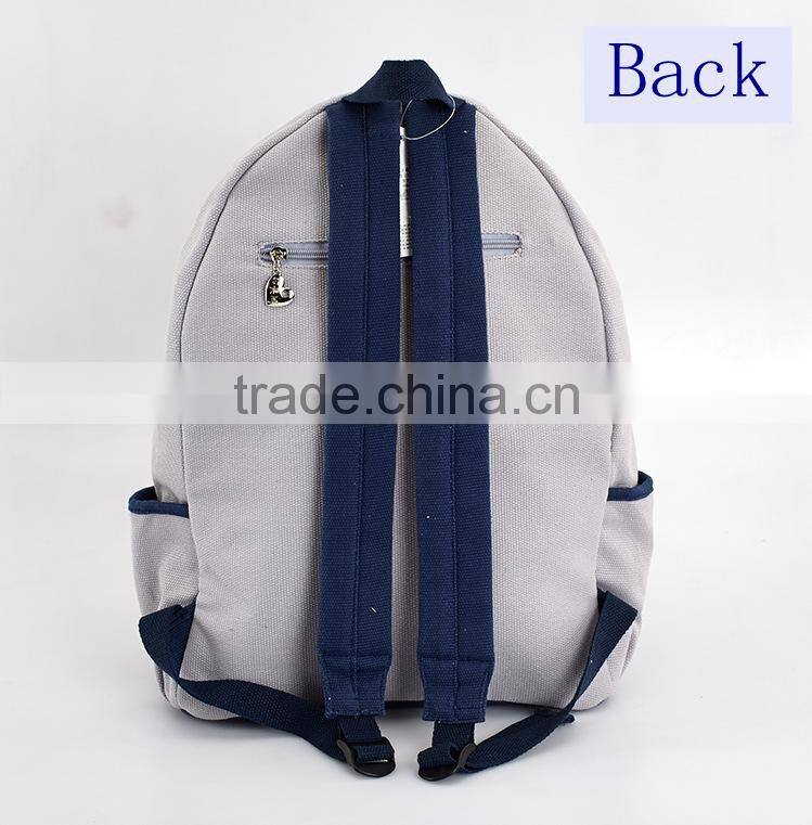 Fashion Canvas backpack, Travel bag, Computer bag, Girl's bag
