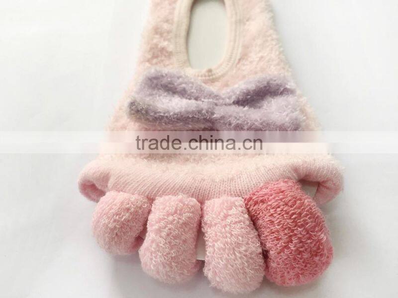 Japanese new bow care toe socks,young girl sock,cotton sock