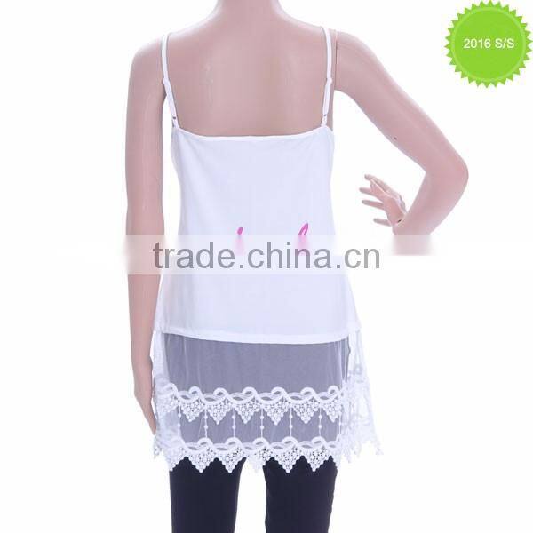 2016 factory wholesale lace shirt