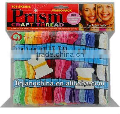 cotton bracelet thread for kid's DIY knitting,cotton thread