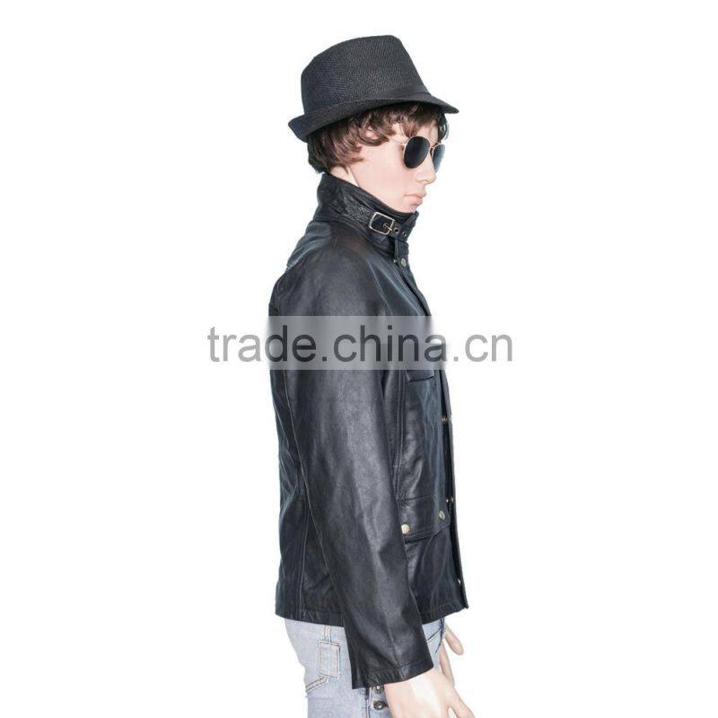 2016 Hot selling leather jacket for men