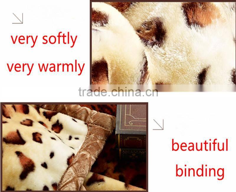 100%polyester softly raschel blanket wholesale China manufacture