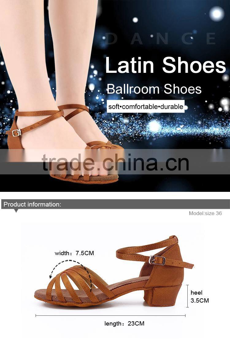 Dark tan Ballroom/Latin/Salsa/Tango Dance Shoes