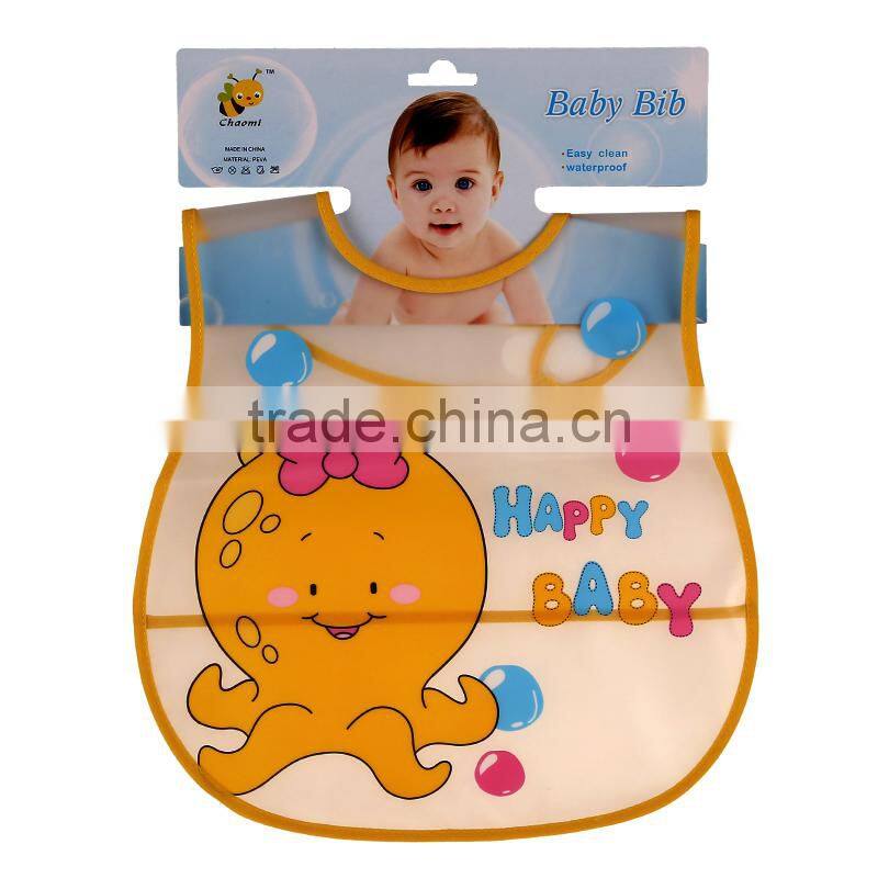 lovely cartoon animal EVA baby bibs