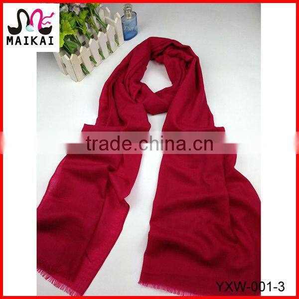 Wholesale 2014 winter hot fashion 100% wool blue scarf