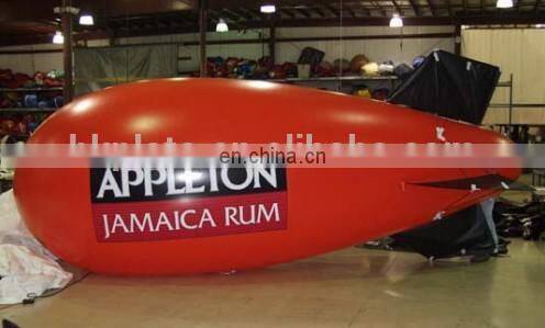 inflatable Yellow Zeppelin, Flying Airship for outdoor promotion event