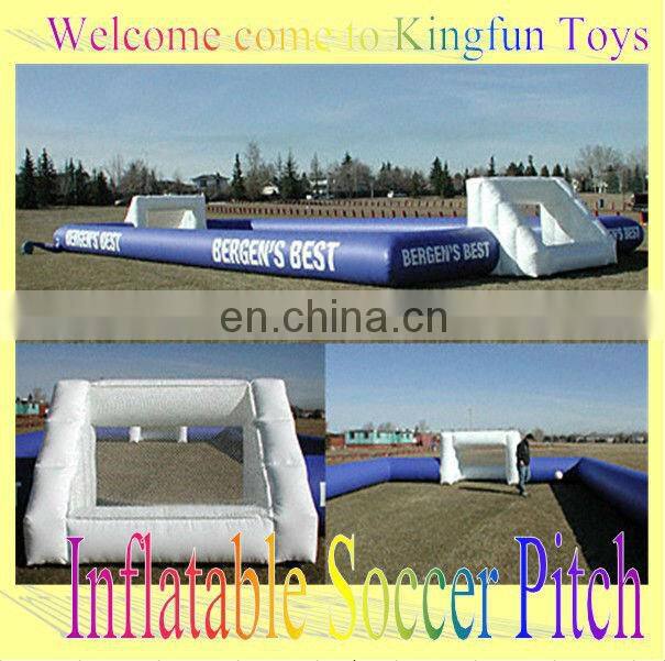 20L*10W inflatable soccer field,inflatable football pitch sport games