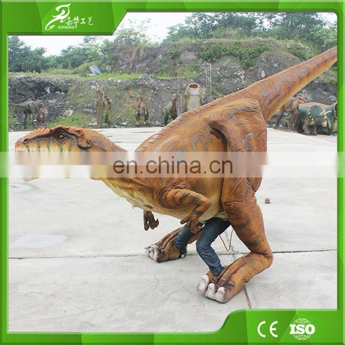 Amusement Park Realistic Dinosaur Costume For Sale