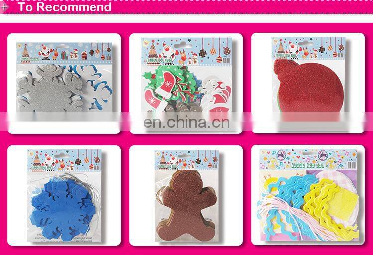 creative eva non toxic foam DIY puzzle holiday decoration for children