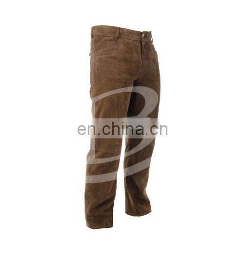 Genuine Suede german traditional full length leather Pant (Munich Garments)