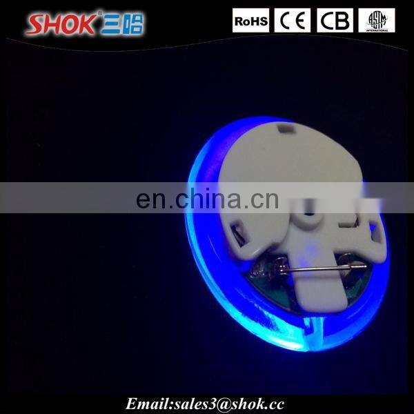 Christmas Gift Flashing Custom Button LED Badge,beautiful led badge