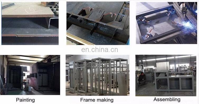 CNC upvc window corner cleaning machine