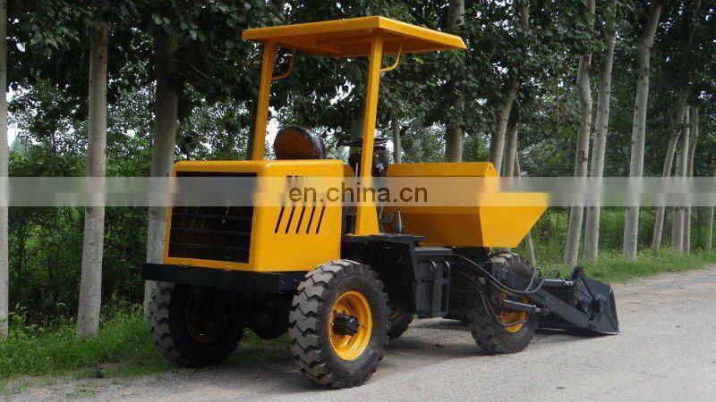 1.5ton site dumper truck with selfloading
