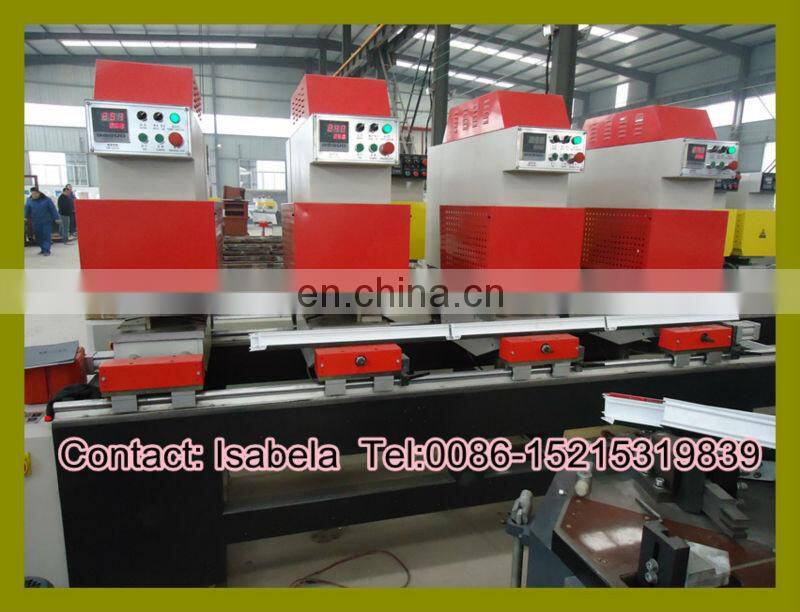 UPVC windows making machine :PVC Two heads seamless welding machine (HSWF-01)