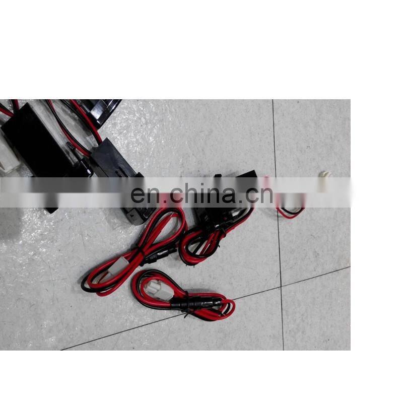 Dual Port USB Car Charger Switch Hole Cover Push Button for car