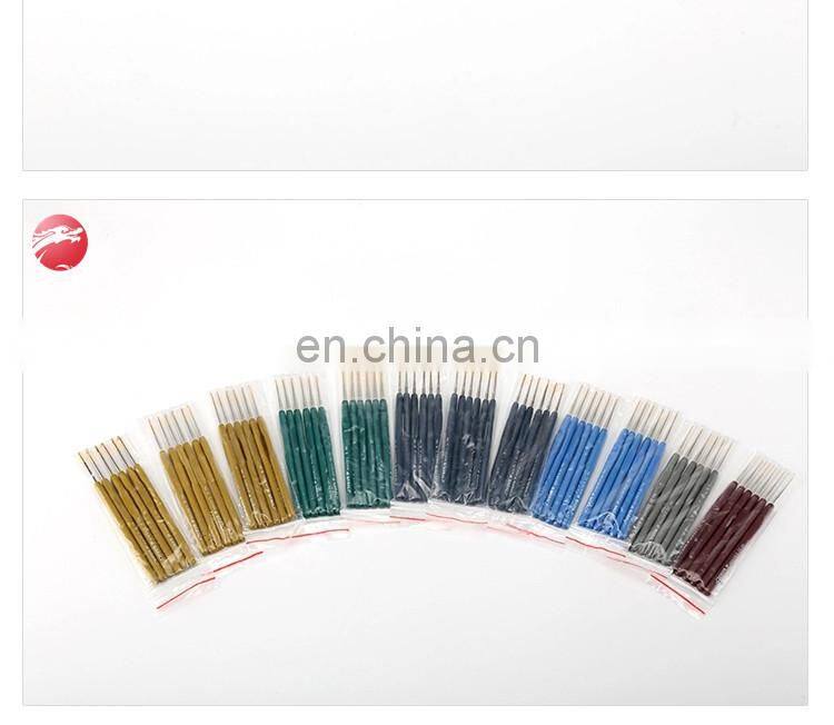 13 Muti-color aluminium crochet hook set knitting needle with rubber all size