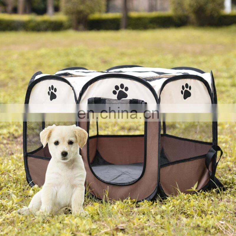 Hot Sale Outdoor Pop Up Dog Tent Waterproof Breathable Foldable Pet Tent