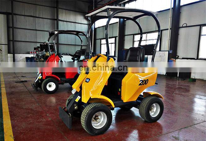 Small tractor gas mini articulating loader for sale