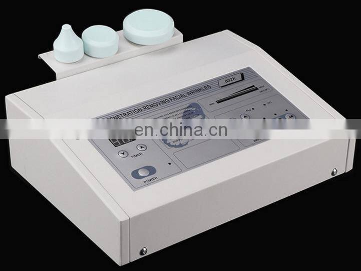 2019 Hot Selling 1Mhz-3Mhz Ultrasonic Skin Tightening Skin Lifting Skin Rejuvenation Beauty Machine With 3 Heads