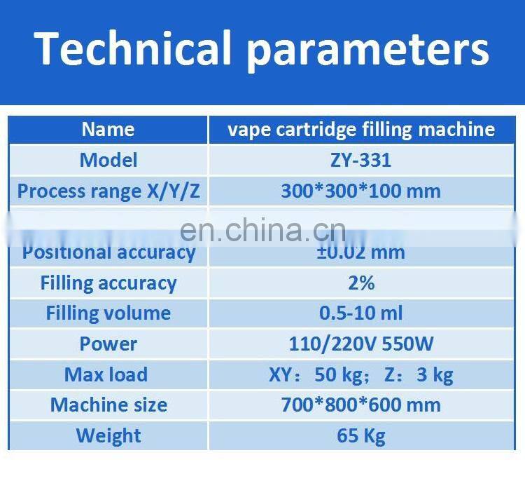 Shanghai Joygoal cartridge filling machine vape cartridge filling machine top filling for thick oil