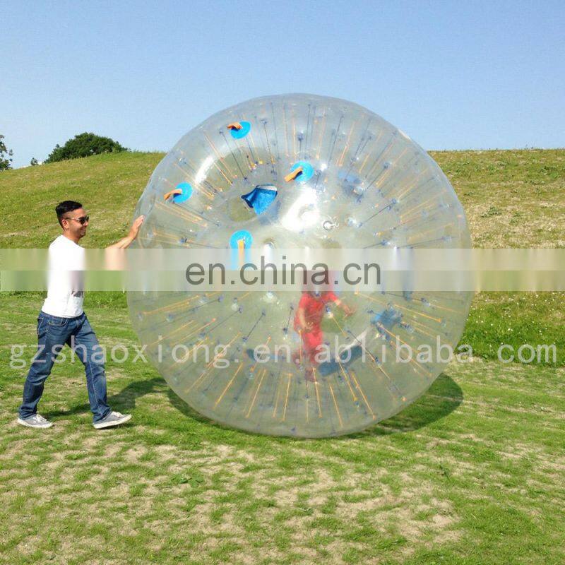 China Cheap Inflatable Sports Toy Human Body Water Zorbs Zorb Zorbing Ball TPU Price for Sale