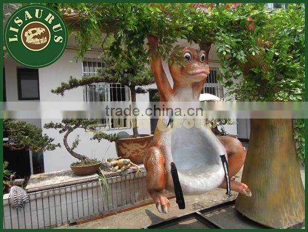 Lisaurus-LA Cute hanging dinosaur and tree glider chair