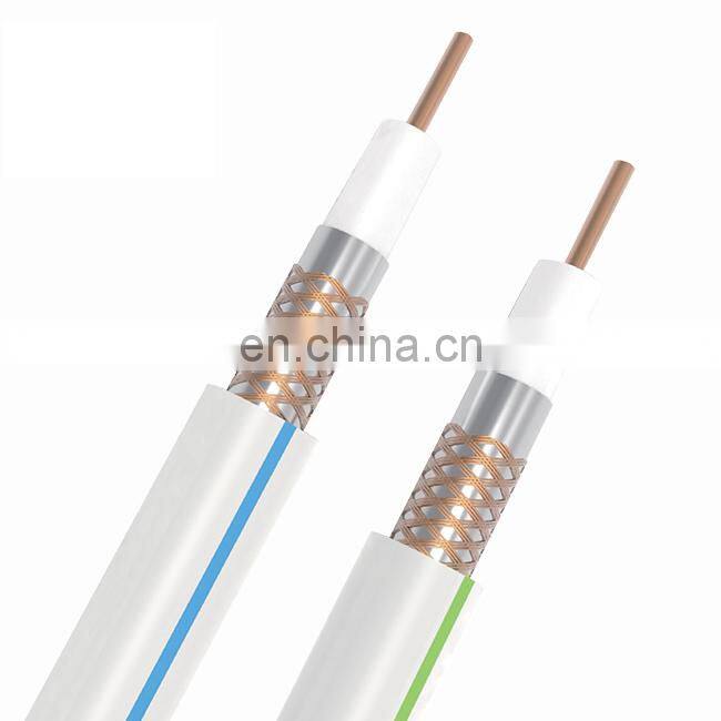 Dual single Shield QR/RG59 RG6 Coaxial Cable
