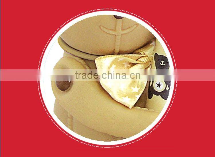 Hot sale animal design bear shape custom plastic pen & pen holder