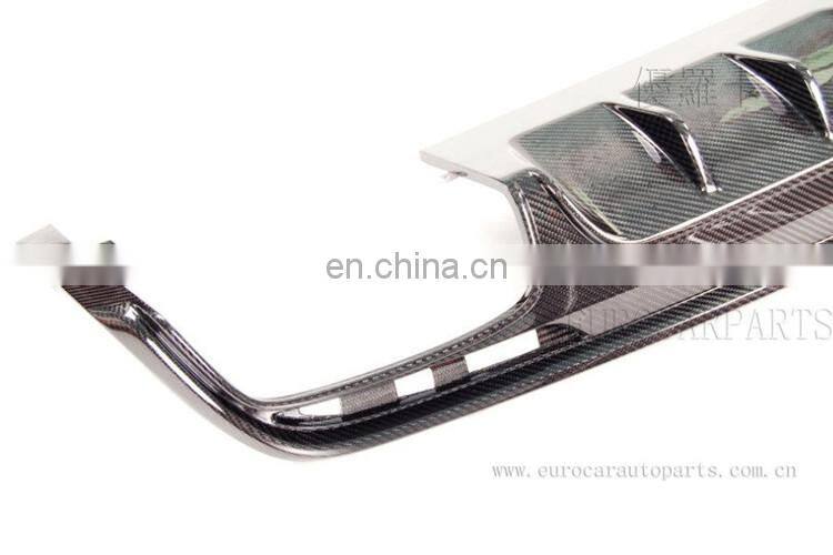 carbon fiber S63 B850 diffuser fit for S-class W222 S63/S65 to B850 carbon fiber rear diffuser with exhaust tips