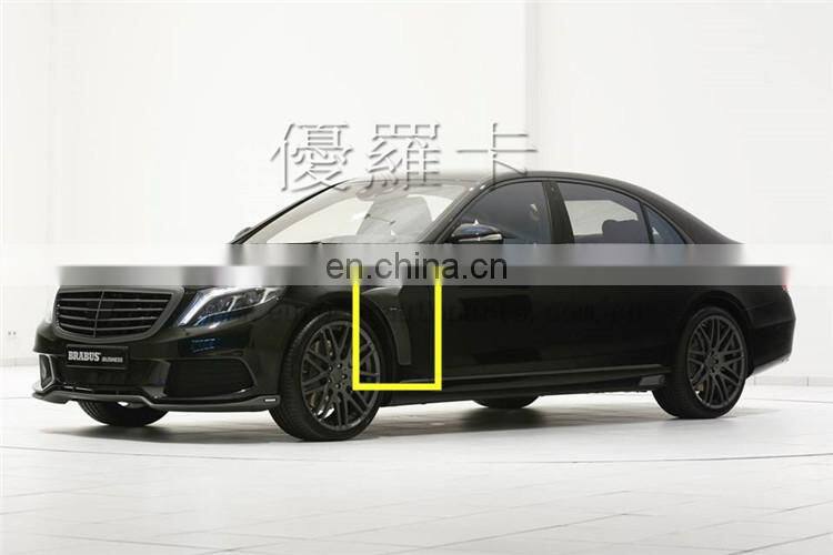 S CLASS W222 carbon finber fenders addon fit for S63 S65 B STYLE CARBON FIBER FENDERS AIR INTAKES