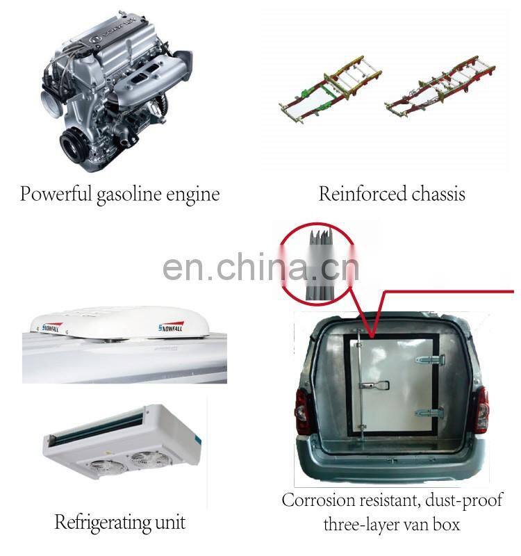 Wuling 5CBM mini ice cream cold room van refrigeration chiller truck