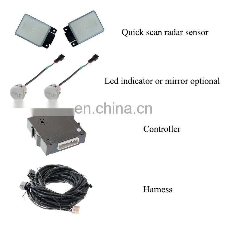 Hot selling for universal car Microwave sensor 24GHz 15 meters blind spot mirror monitoring system BSD/BSM ADAS