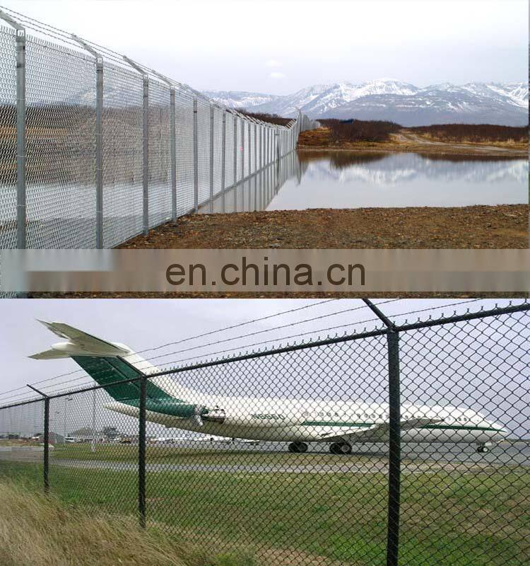 Trade assurance high security airport fencing with razor wire