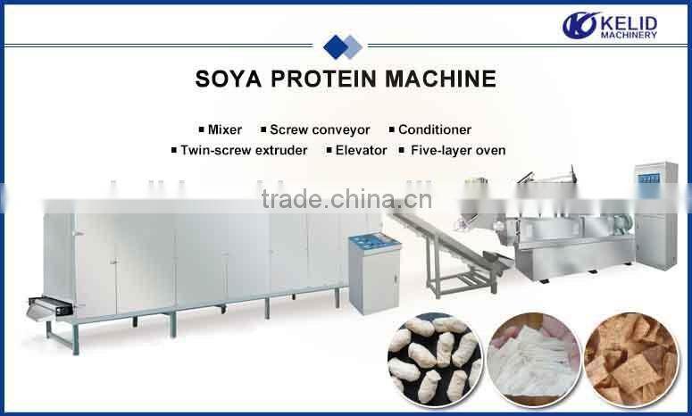 Automatic textured soya protein meat making machine