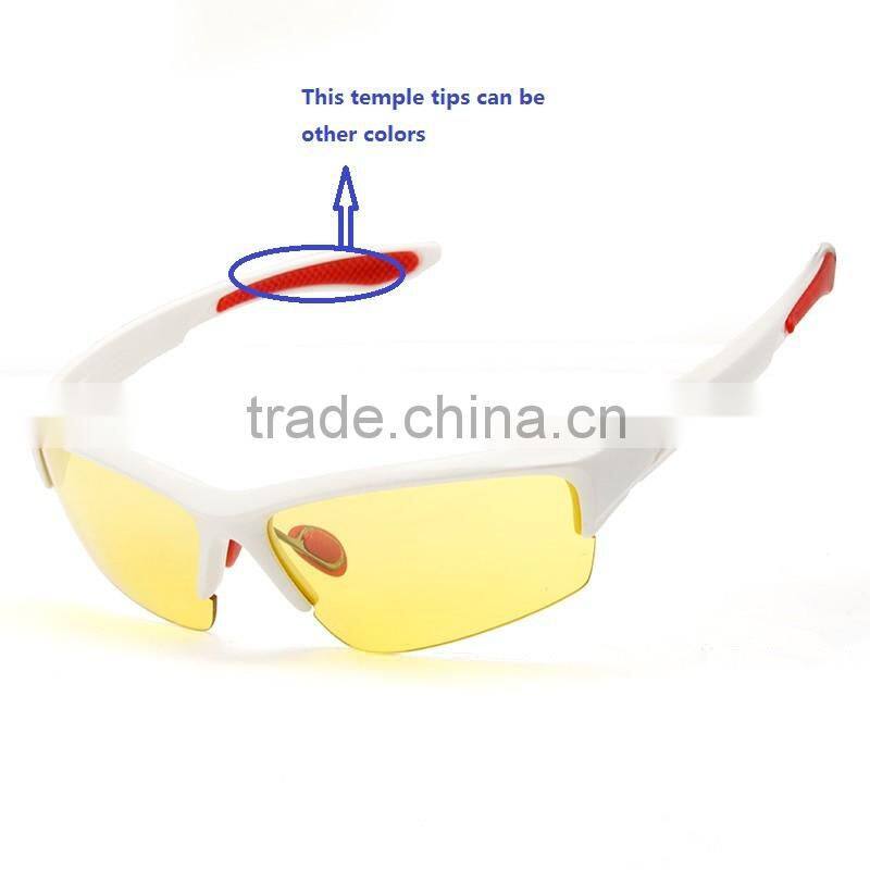 Hot sale style men high quality sports sun glasses colorful lens sunglasses