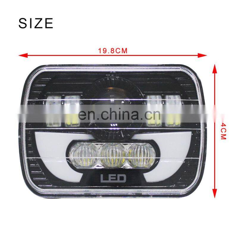 90w car led work light led driving light with angle eyes LED6457