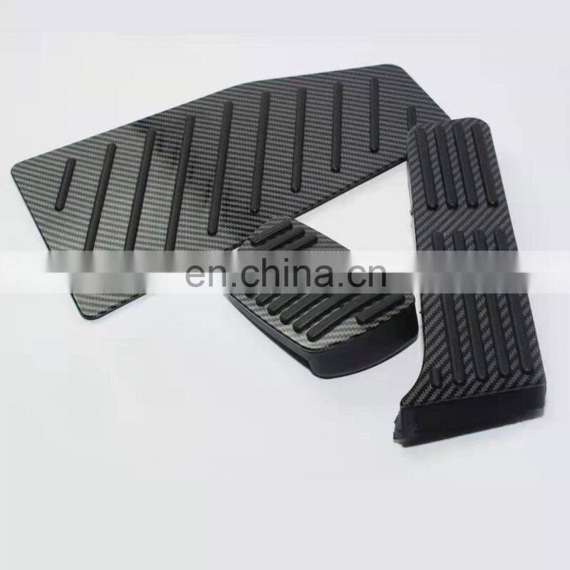 Car Accessories Metal Foot Pedal Pads Carbon Fiber Brake Accelerator Pedal Gas Brake Car Pedal Pad For Suziki Jimny