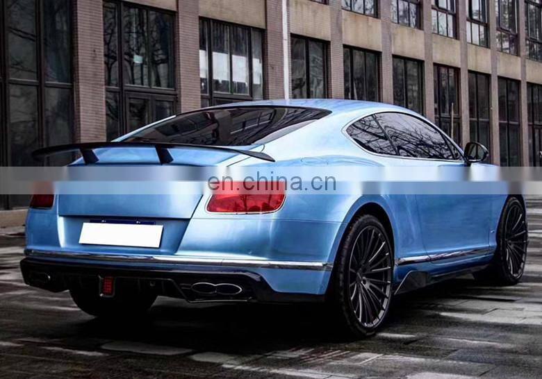 Runde Carbon Fiber Material For 15-17 Bentley Continental GT Modify ST Style Body Kit Front Lip Side Skirt Rear Lip Wind Knife