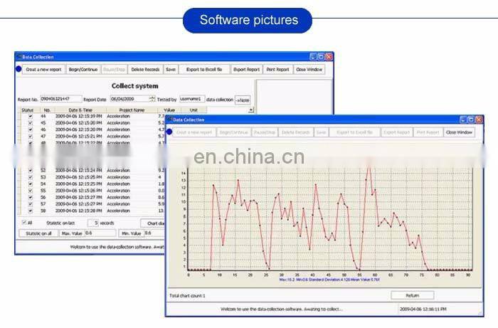 VM-6360 Digital Vibration Meter with wide frequency range vibration measurement