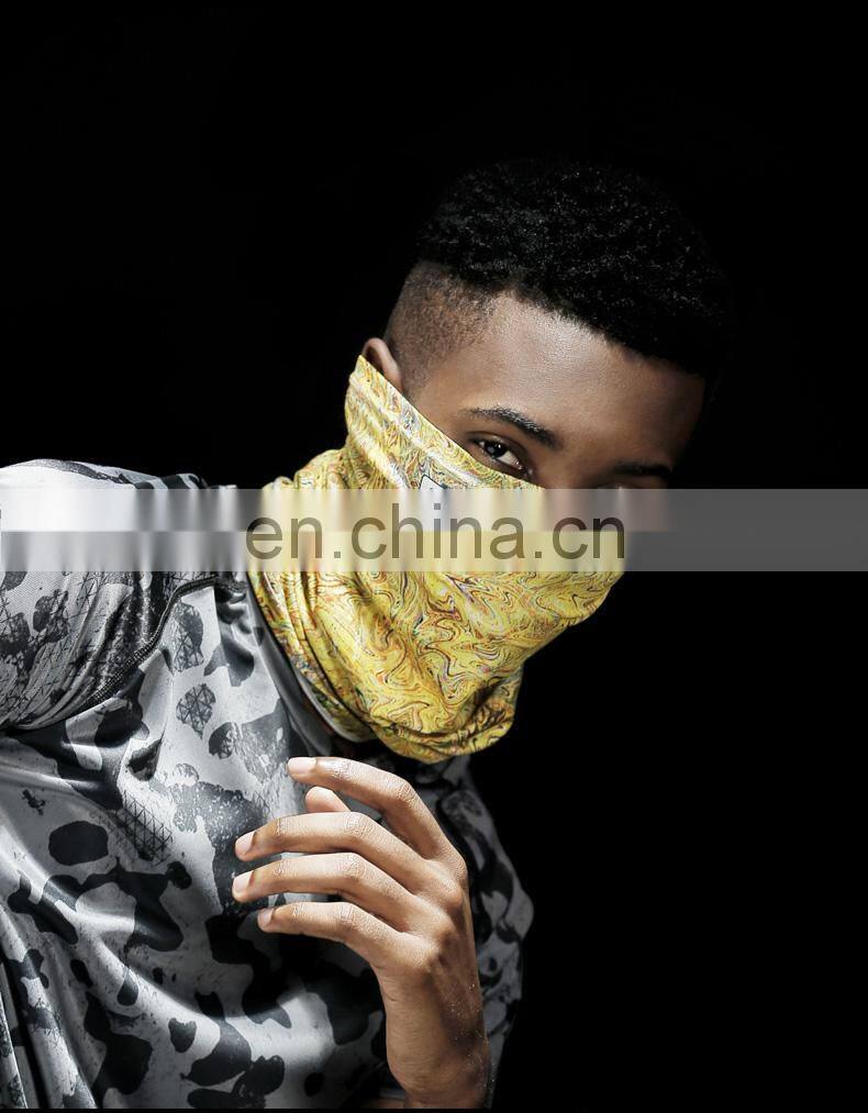 Summer outdoor sunscreen bib cover men's neck guard riding mask magic face towel thin ice silk anti-ultraviolet headscarf