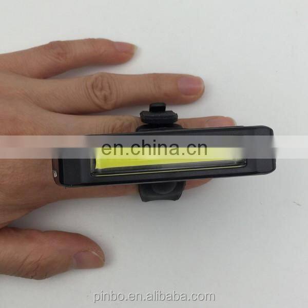 Promotional 100 Lumens COB LED USB Rechargeable Led Bike Light