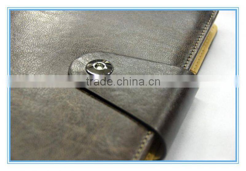 2014 popluar leather cover notebook NSHY-1022