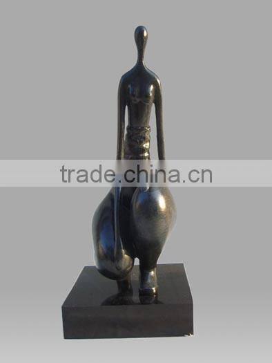 Nude Female Bronze Sculpture Squat woman Modern Bronze Sculpture Urban Statue