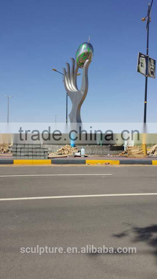 Modern Large Arts Stainless Steel 304 Sphere Sculpture for Garden decoration